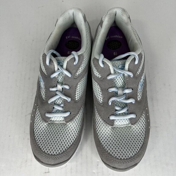 Dr Schoolls Womens Gray Suede Mesh Gel Cushion Sneakers Size 6.5 Walking Shoes - Picture 5 of 10